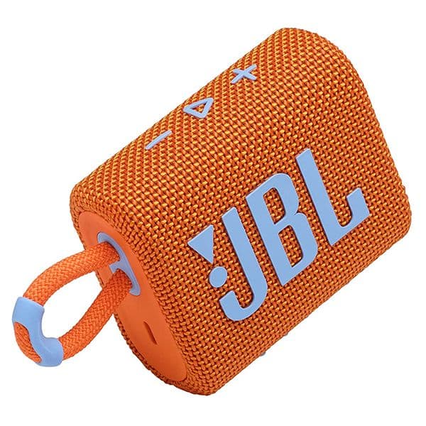 JBL Go 3, Wireless Ultra Portable Bluetooth Speaker, Orange