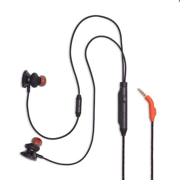 JBL Quantum 50, Wired in Ear Gaming Earphones, Black