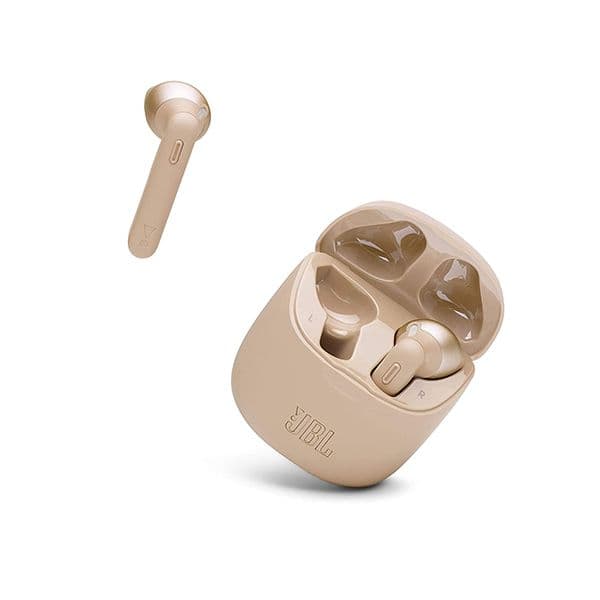 JBL Tune 225TWS True Wireless Earbud Headphones, Gold