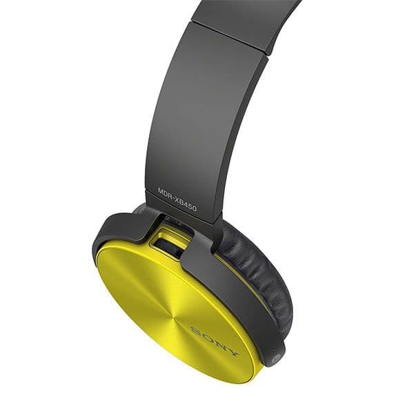 Sony MDR-XB450 Wired On Ear Headphone Yellow