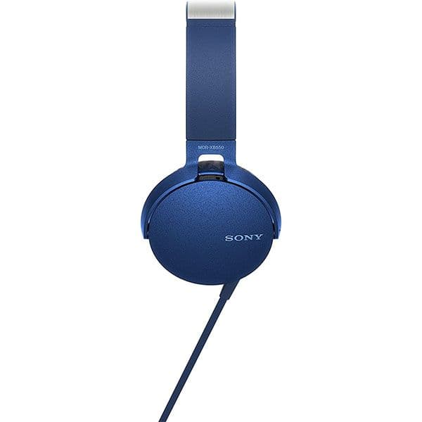 Sony MDR-XB550AP Extra Bass On-Ear Headset Blue
