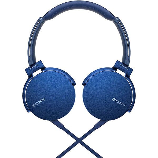 Sony MDR-XB550AP Extra Bass On-Ear Headset Blue