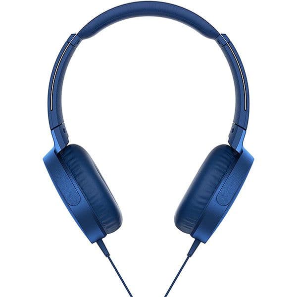Sony MDR-XB550AP Extra Bass On-Ear Headset Blue