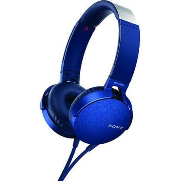 Sony MDR-XB550AP Extra Bass On-Ear Headset Blue