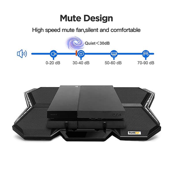 Cosmic Byte Meteoroid Blue LED Laptop Cooling pad