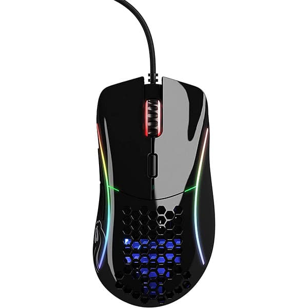 Glorious Model D Gaming Mouse Glossy Black Wired Mouse
