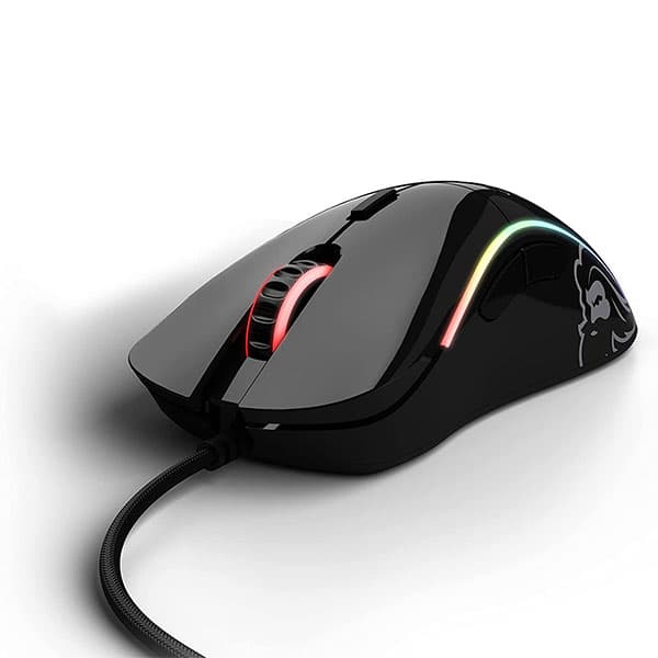 Glorious Model D Gaming Mouse Glossy Black Wired Mouse