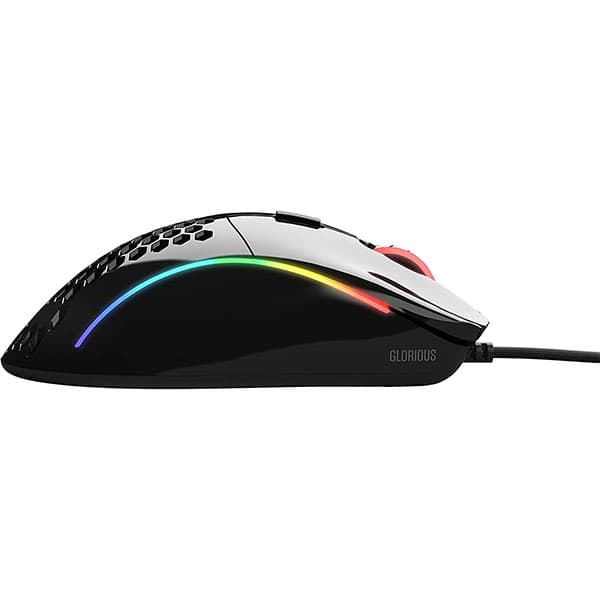 Glorious Model D Gaming Mouse Glossy Black Wired Mouse