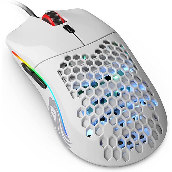 Glorious Model O Minus Glossy White Gaming Mouse