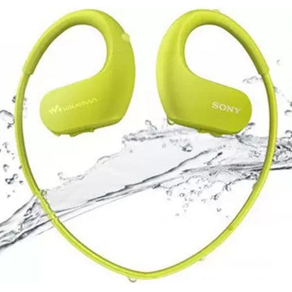 Sony NW-WS413 Waterproof and Dustproof Walkman (Lime Green)