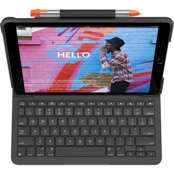 Logitech Slim Folio iPad Case with Wireless Bluetooth Keyboard