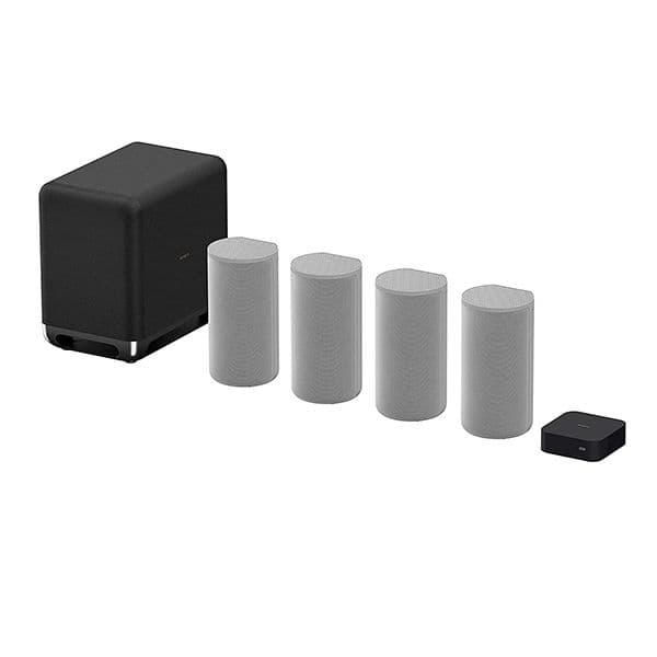 Sony HT-A9 7.1.4ch Home Theater Speaker System Multi-Dimensional Surround Sound Experience with 360 SSM and Wireless Subwoofer SA-SW5