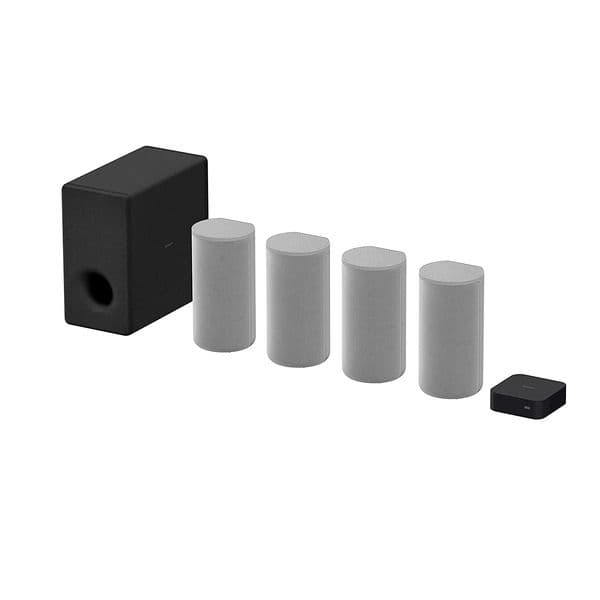 Sony HT-A9 7.1.4ch Home Theater Speaker System Multi-Dimensional Surround Sound Experience with 360 SSM and Wireless Subwoofer SA-SW3