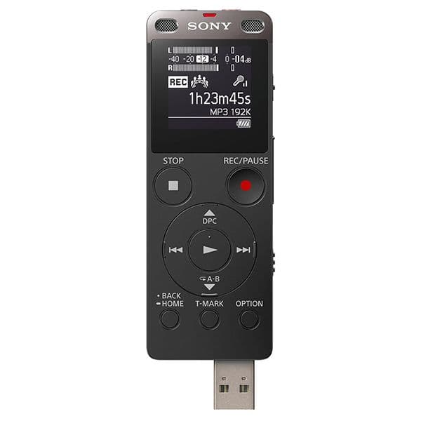 Sony ICD-UX560F Digital Voice Recorder with Built-in USB (Black)