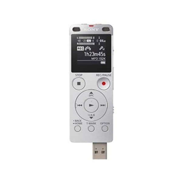 Sony ICD-UX560F Digital Voice Recorder with Built-in USB (White)
