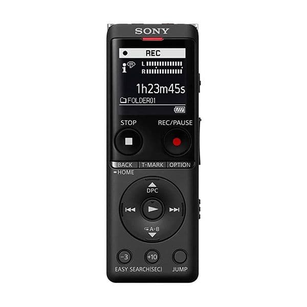 Sony ICD-UX570F Light Weight Voice Recorder 4GB Memory (Black)