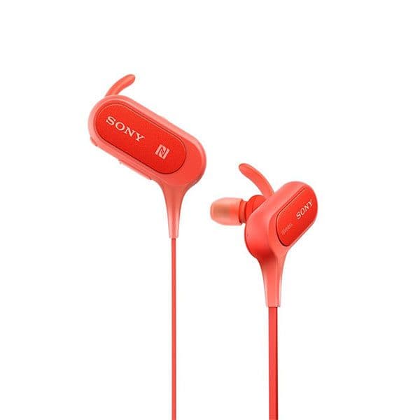 Sony Extra Bass MDR-XB50BS in-Ear Active Sports Wireless Headphones (Red)
