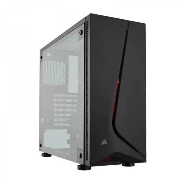 Corsair Spec-05 RED LED Mid-Tower Gaming Case (Black)