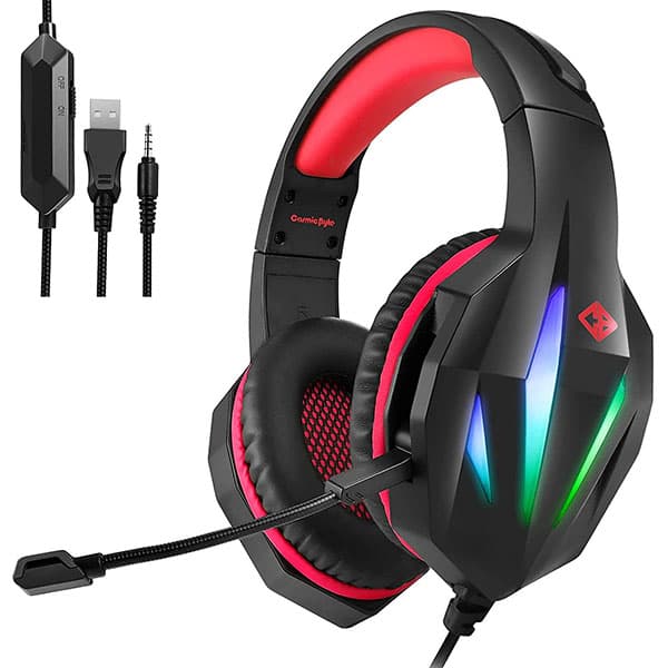 Cosmic Byte Uranus RGB Gaming Headset Devil Red