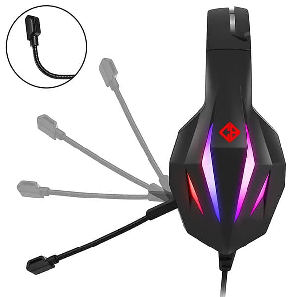 Cosmic Byte Uranus RGB Gaming Headset Devil Red