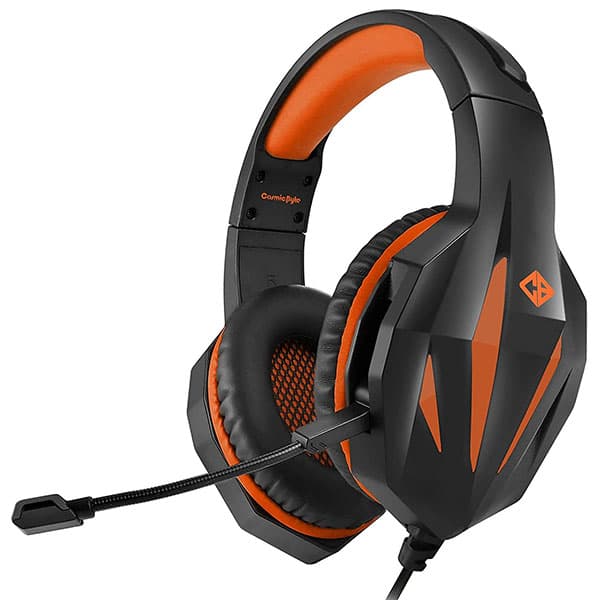 Cosmic Byte Uranus RGB Gaming Headset Orange Demon