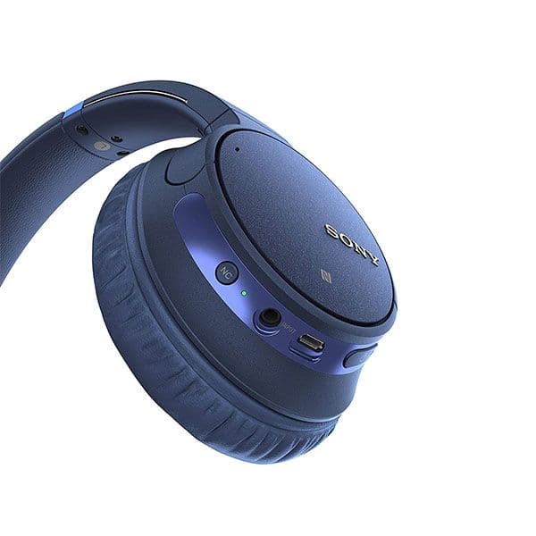 SONY WH-CH700N Active noise cancellation enabled Bluetooth Headset (Blue, On the Ear)