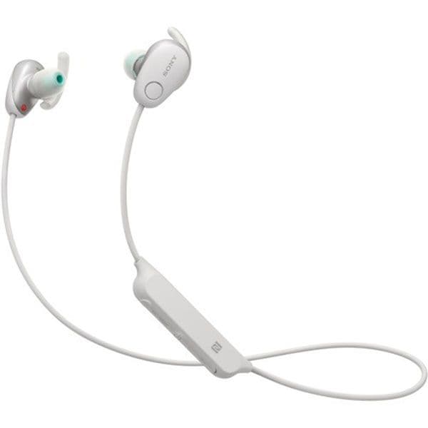 Sony SP600N Wireless Noise Canceling Sports in-Ear Headphones (White)