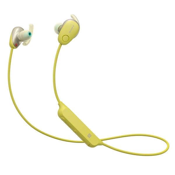 Sony SP600N Wireless Noise Canceling Sports in-Ear Headphones (Yellow)