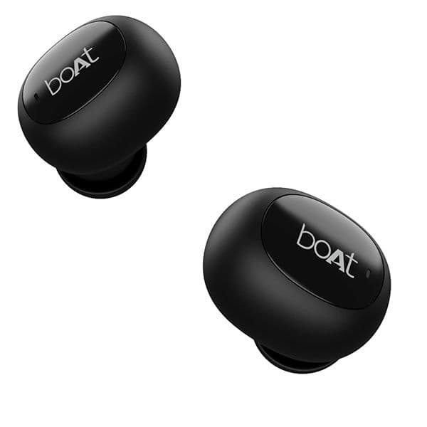 boAt Airdopes 121v2 in-Ear True Wireless Earbuds, Black