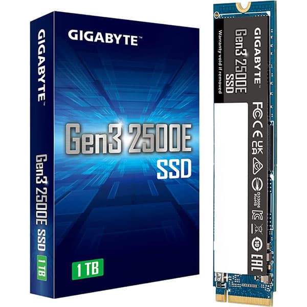 Gigabyte Gen3 2500E SSD 1TB NVMe M.2 Internal Solid State Hard Drive