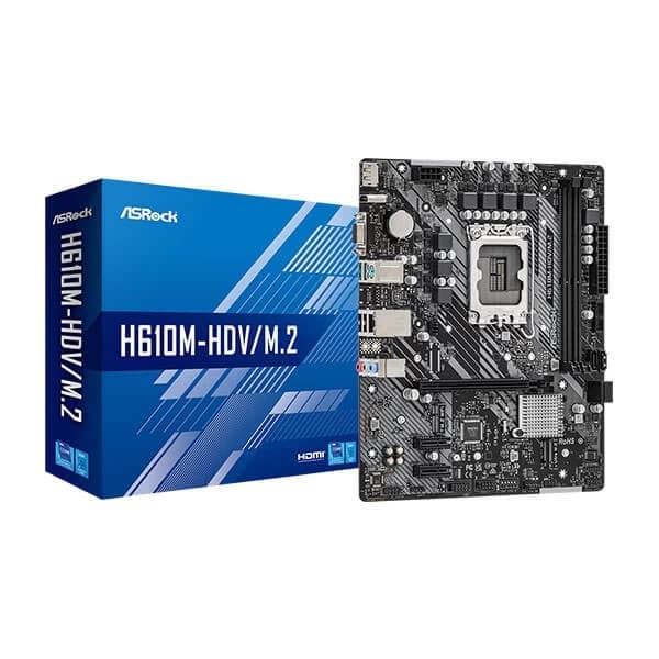 ASRock H610M-HDV/M.2 Intel Motherboard