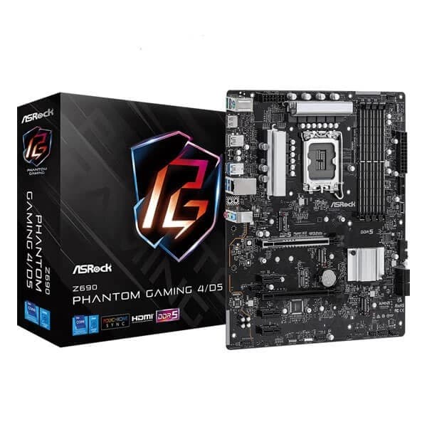 ASRock Z690 Phantom Gaming 4 D5 Motherboard