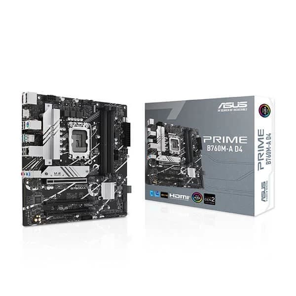 Asus Prime B760M-A D4 Intel Motherboard Supports Intel 12th, 13th & 14th Gen Processors
