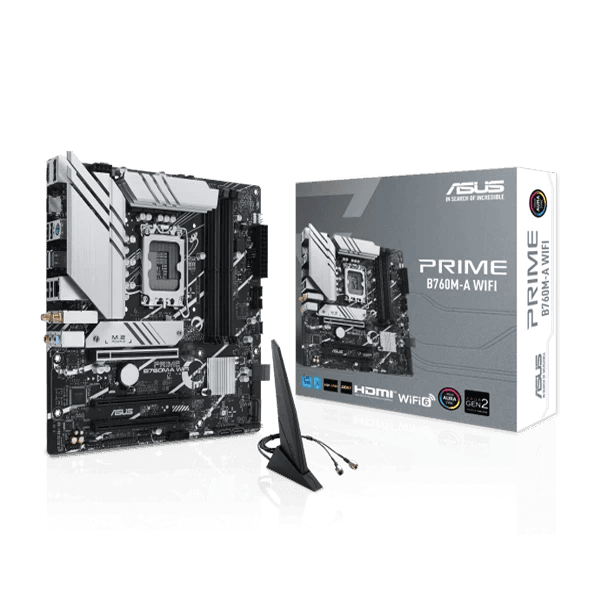 Asus Prime B760M-A WIFI Motherboard Supports Intel 12th, 13th & 14th Gen Processors
