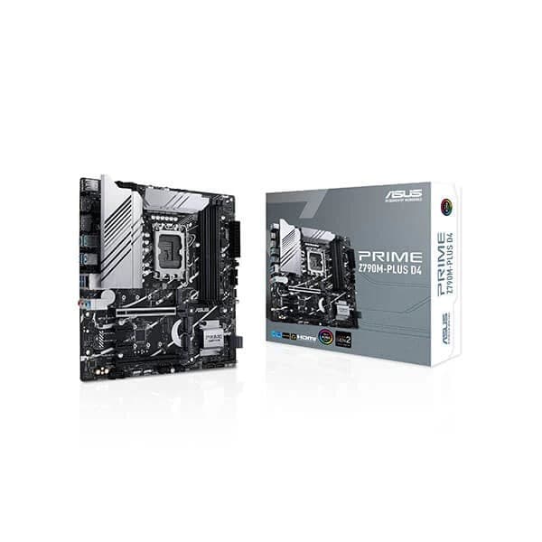 Asus Prime Z790M-Plus D4 Intel Motherboard Supports Intel 12th, 13th & 14th Gen Processors