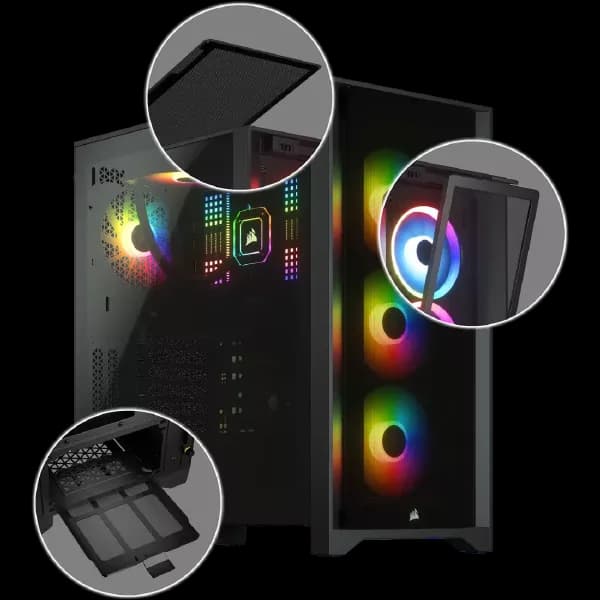 Corsair 4000X RGB Cabinet (Black)
