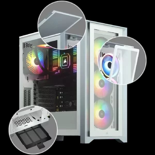 Corsair 4000X RGB Cabinet (White)