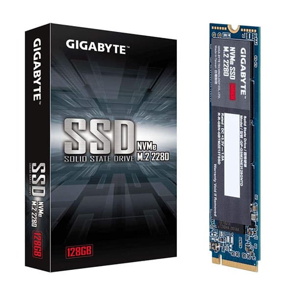 GIGABYTE NVME 128GB M.2 Gen3 Internal Solid State Drive GSM2NE3128GNTD