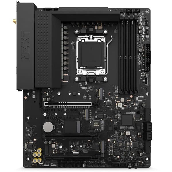 NZXT N7 B650E AMD B650 AM5 ATX Motherboard - Black