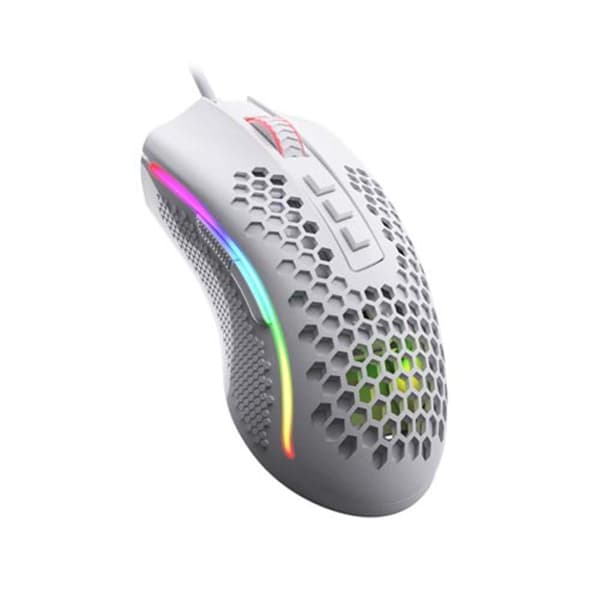 Redragon M808 Storm Lightweight RGB Gaming Mouse - White