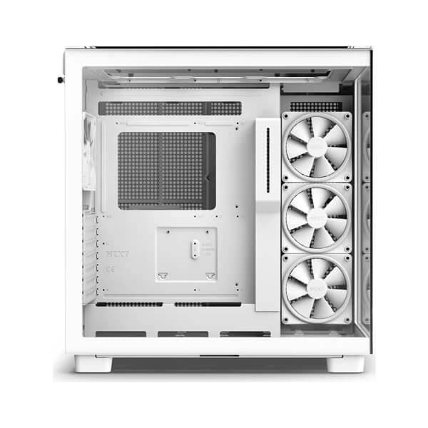 NZXT H9 Elite Dual-Chamber ATX Mid-Tower PC Gaming Case White