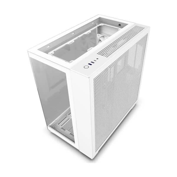 NZXT H9 Elite Dual-Chamber ATX Mid-Tower PC Gaming Case White