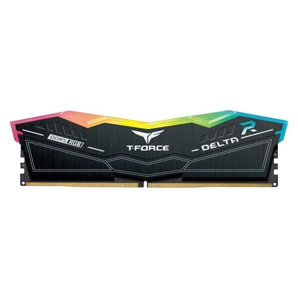 TeamGroup T-Force Delta RGB 64GB (32GBx2) DDR5 5200MHz CL40 Desktop RAM (Black)