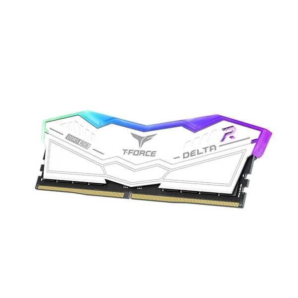 TeamGroup T-Force Delta RGB 32GB (16GBx2) DDR5 6400MHz Desktop RAM (White)