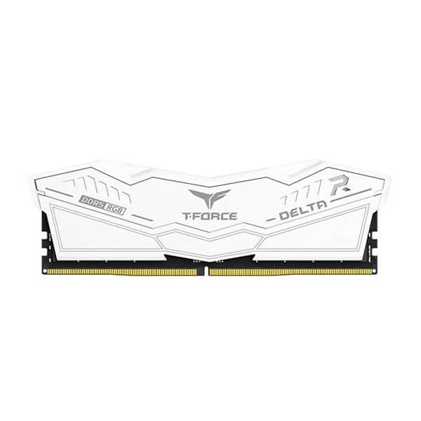 TeamGroup T-Force Delta RGB 32GB (16GBx2) DDR5 6400MHz Desktop RAM (White)