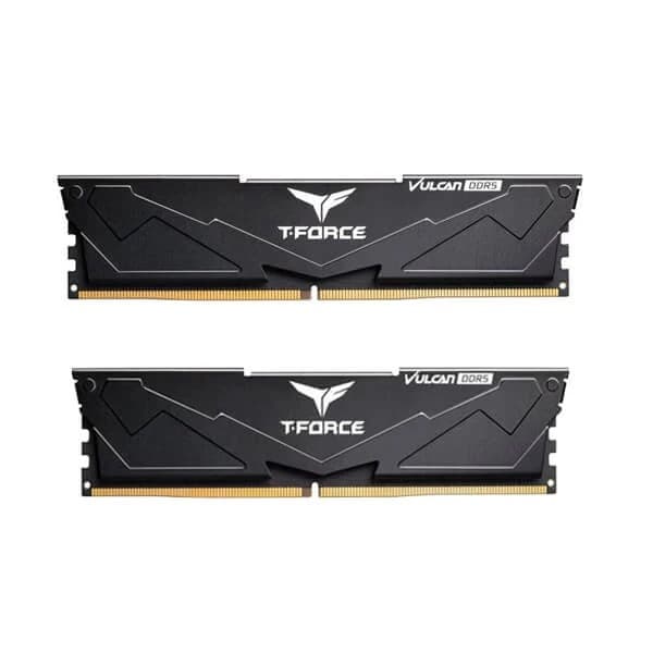 TeamGroup T-Force Desktop Ram Vulcan Series 16GB (8GBx2) DDR5 5200MHz Black