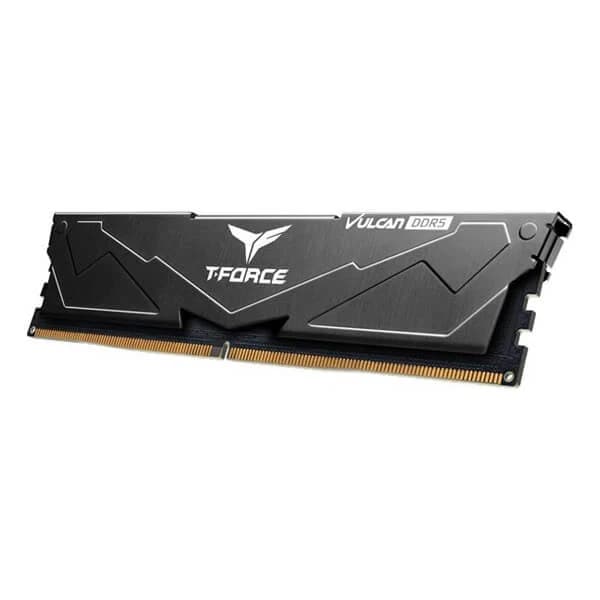 TeamGroup T-Force Vulcan Series 16GB (16GBx1) DDR5 6000MHz CL38 Desktop Ram (Black)
