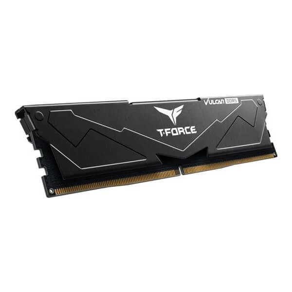 TeamGroup T-Force Vulcan Series 16GB (16GBx1) DDR5 6000MHz CL38 Desktop Ram (Black)