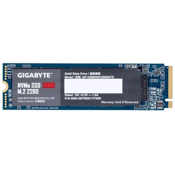 GIGABYTE NVME 256GB M.2 Gen3 Internal Solid State Drive