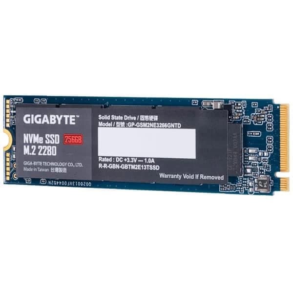GIGABYTE NVME 256GB M.2 Gen3 Internal Solid State Drive